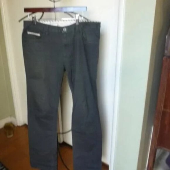 VANS OF THE WALL JEANS MEN SZ 32 X32 DARK GRAY EUC - Picture 1 of 1